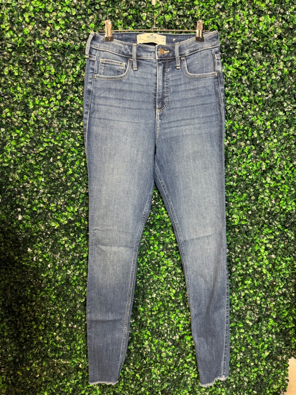 Hollister Light-Med Blue High-Rise Skinny Jeans